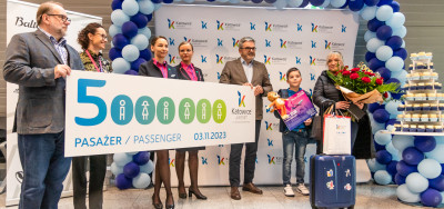 Fünfmillionster Passagier