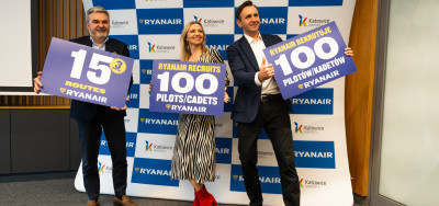 Ryanair Announces Winter Network of Flights at Katowice Airport