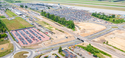 Neues Straßennetz am Katowice Airport fertiggestellt