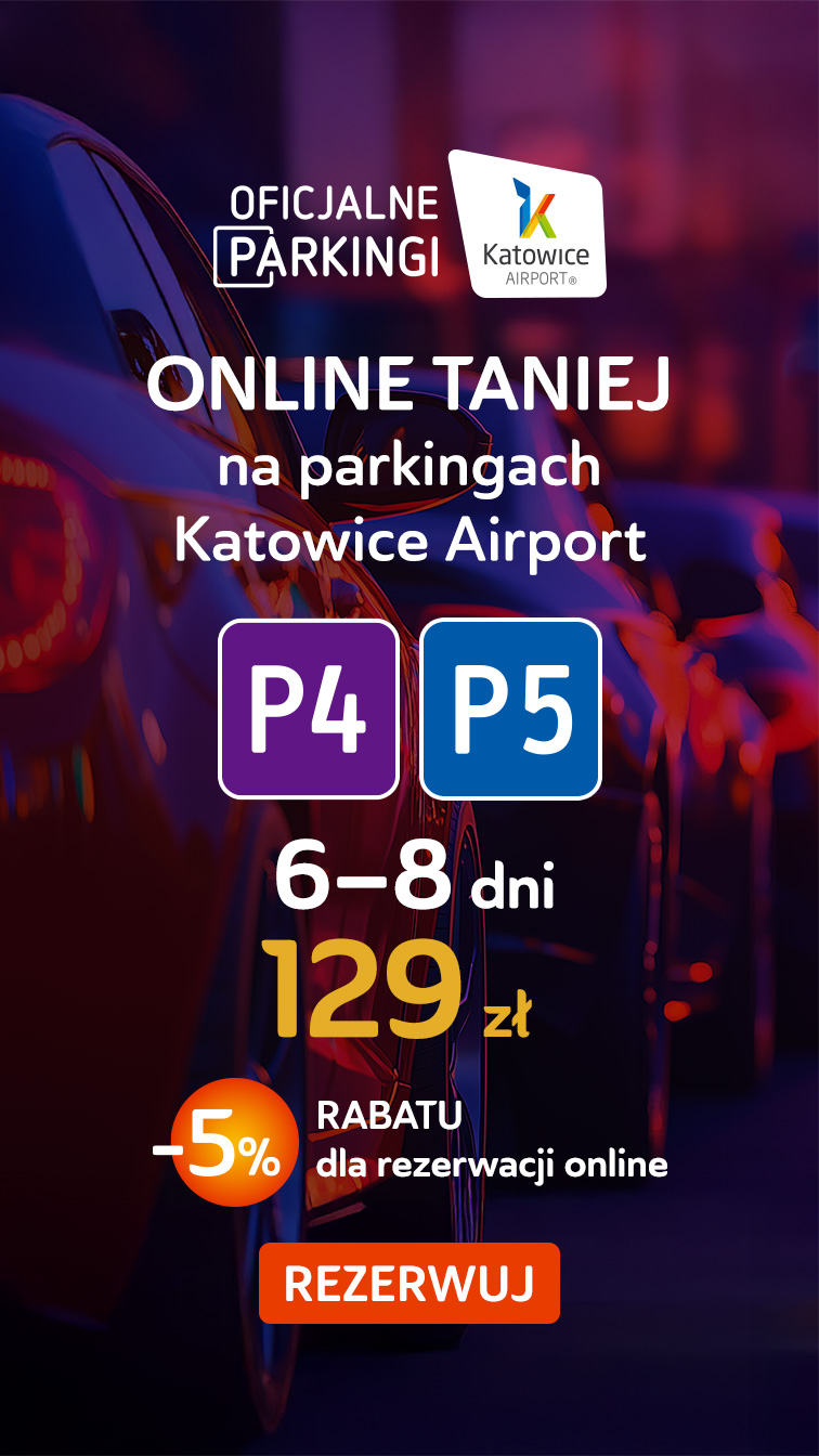 Zarezerwuj parking online: P4, P5 (6-8 dni - 129 zł) / -5% dla rezerwacji online