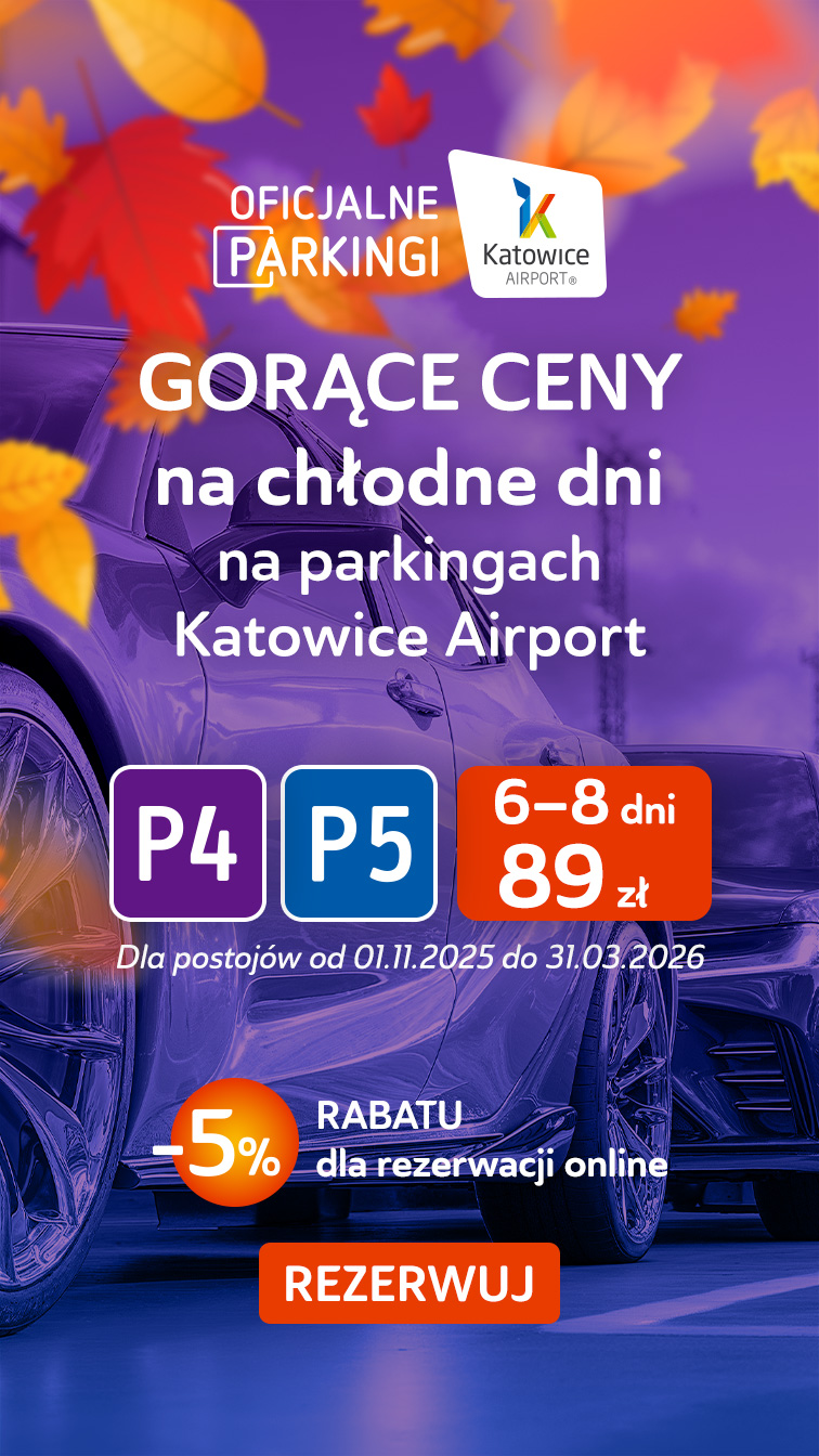 Zarezerwuj parking w gorących cenach: P4, P5 (6-8 dni - 89 zł) / -5% dla rezerwacji online