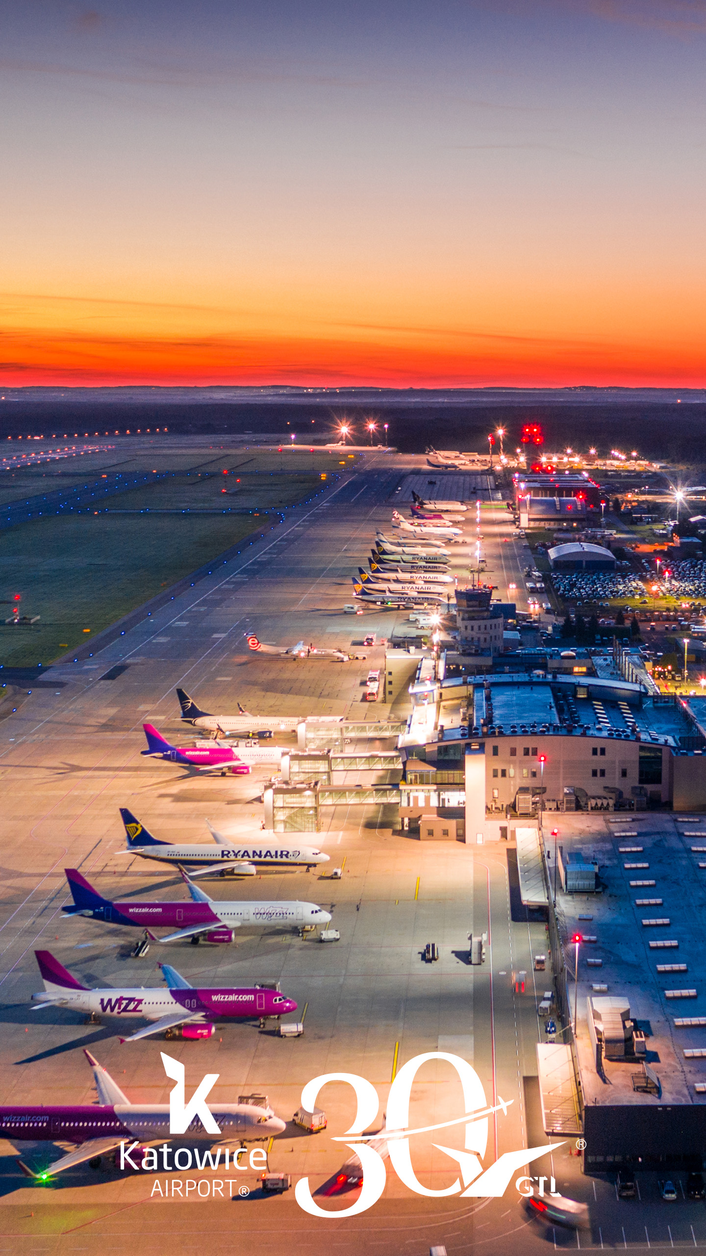 Katowice Airport Hintergrundbilder